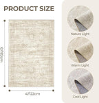 Area Rugs 4x6 for Living Room, Non-Slip Backing Small Kids Rugs for Bedroom - Image 2