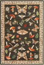 Mushroom Small Rug 2x3 Washable Door Mat Indoor Rugs - Image 3
