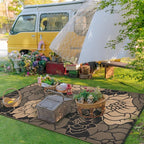 GENIMO Outdoor Rug Waterproof for Patio Decor, Large Area Rugs Mats for RV - Image 2