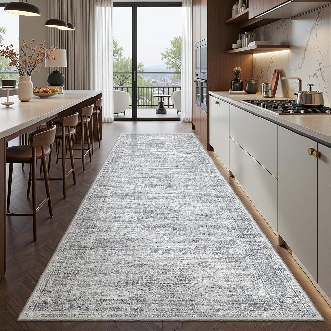 Kitchen Runner Rugs Non Skid Washable by Restydon
