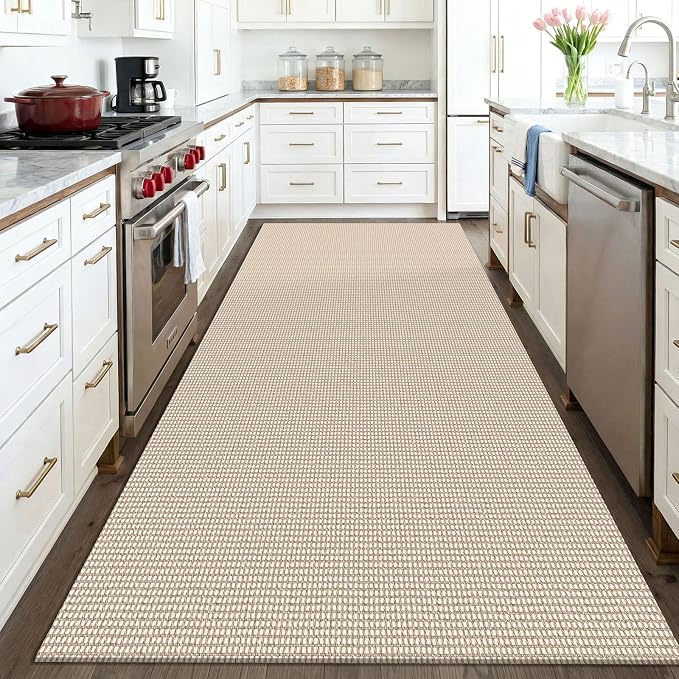 KOZYFLY Washable Area Rug 4x6 ft Non Slip Rubber Backed Living Room Rugs - Image 2
