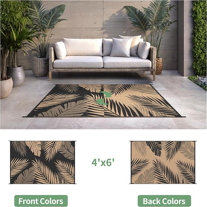 sarben Outdoor Rug 4' x 6' Waterproof - Image 2