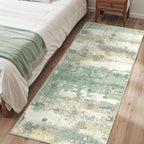BEIMO Runner Rug for Hallway Kitchen, Soft Modern Abstract Throw Rugs, Low Pile - Image 2