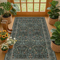 3x5 Washable Area Rugs for Entryway Indoor, Large Kitchen, Low Pile Rugs for by Evyhood