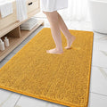 OLANLY Large Bathroom Rugs 59x35, Soft Absorbent Chenille Bath Rugs, Rubber by OLANLY