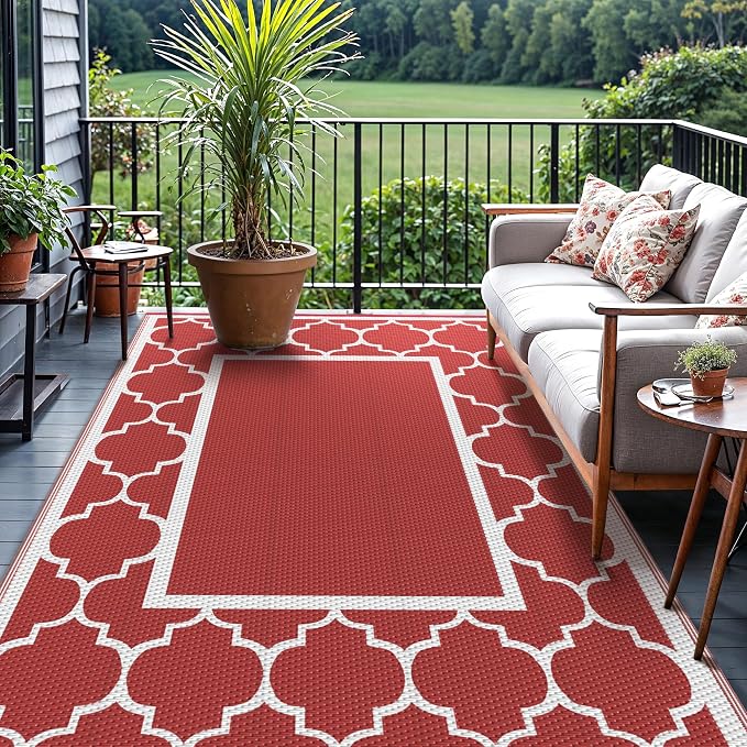 GENIMO 6' x 9' Outdoor Rug Waterproof - Image 2