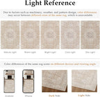 HUGEAR 6x9 Area Rugs Machine Washable Rugs Vintage Beige Living Room Bedroom - Image 9