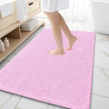 OLANLY Large Bathroom Rugs 59x35, Extra Soft Absorbent Chenille Bath Rugs by OLANLY