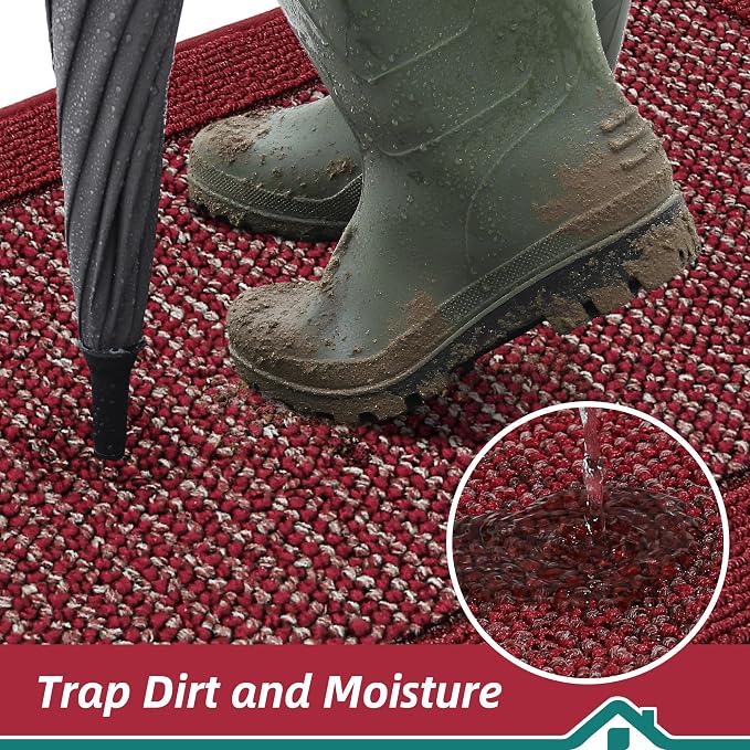 BEQHAUSE Indoor Door Mat 36" x 60", Dirt Trapper Door Mats Non-Slip Entryway - Image 3