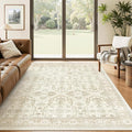 Soalmost 7x9 Area Rug for Living Room Washable Abstract Vintage Soft Thin by Soalmost