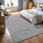 Macgace Ultra Soft Grey Area Rug - Image 2