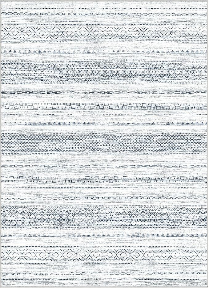 Nakagishi 6x9 Area Rugs Living Room: Washable Boho Large Neutral Soft Farmhouse - Image 6