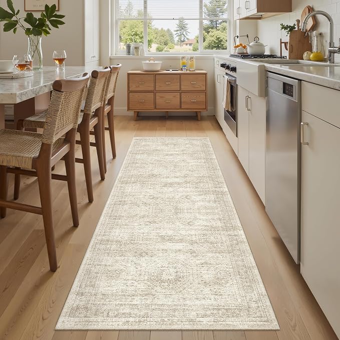 Soalmost Runner Rug 2'x6' Washable Non-Slip Runner Rugs by Soalmost