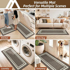 COSY HOMEER Kitchen Rugs Non-Slip 24x35/24x60 Inch Thick Polypropylene Standing - Image 7