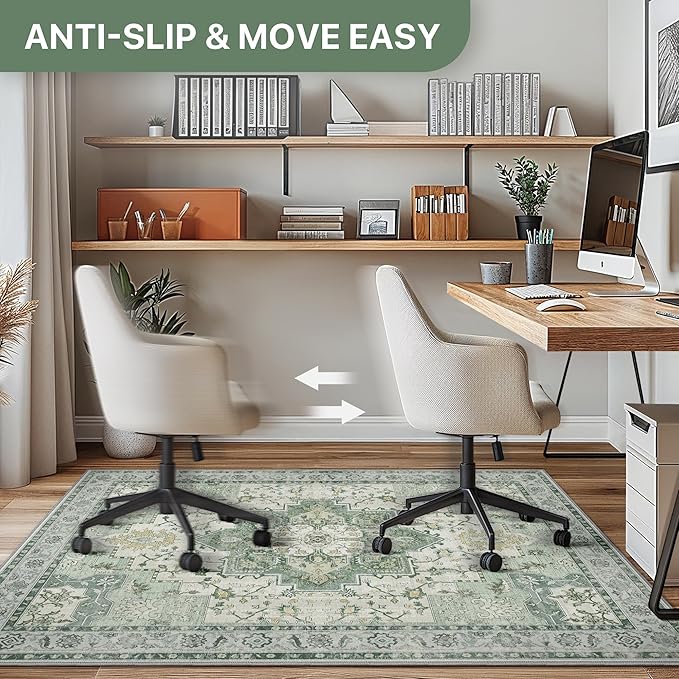 Office Chair Mat for Hardwood Tile Floor, Under Desk Carpet Protector for - Image 5