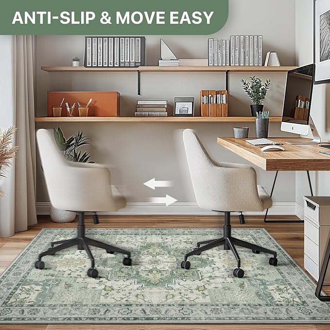 36"x60" Office Chair Mat for Hardwood Tile Floor, Under Desk Carpet Protector - Image 5
