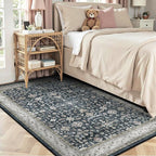 Washable 4x6 Entryway Rug Ashen - Image 3
