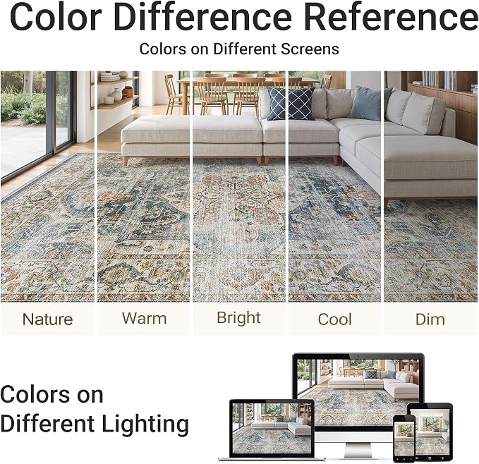 befbee 6x9 Area Rugs for Living Room - Image 6