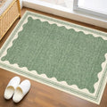GarveeHome Scalloped Door Mat Indoor Rugs by GarveeHome