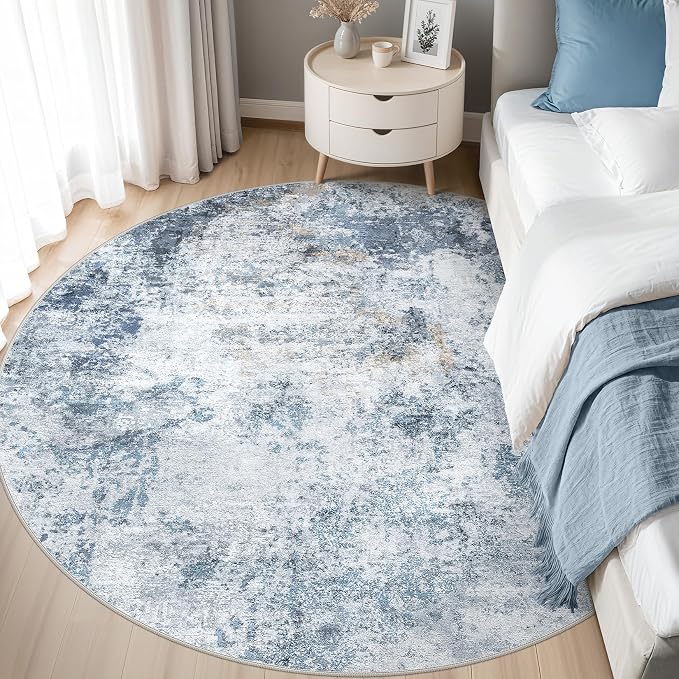 DMOYEST 6ft Round Area Rug for Living Room - Image 3