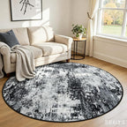 RELEANY Washable Area Rugs 6ft Non-Slip Modern Abstract Soft by RELEANY