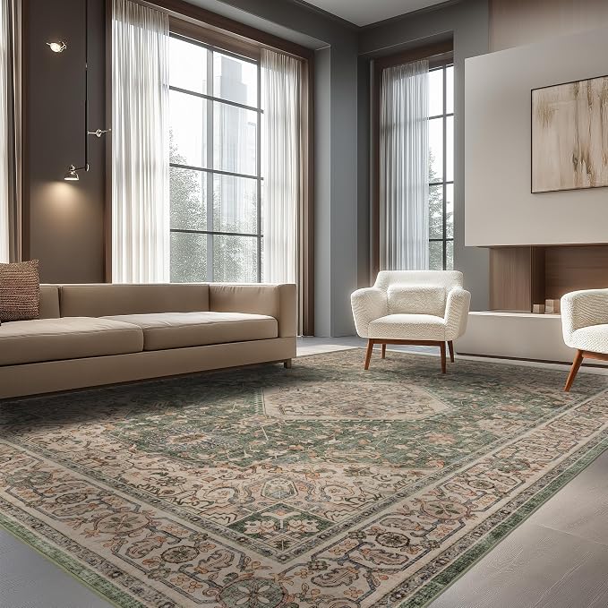 Ruaruarug Washable Area Rug 8x10 - Image 3