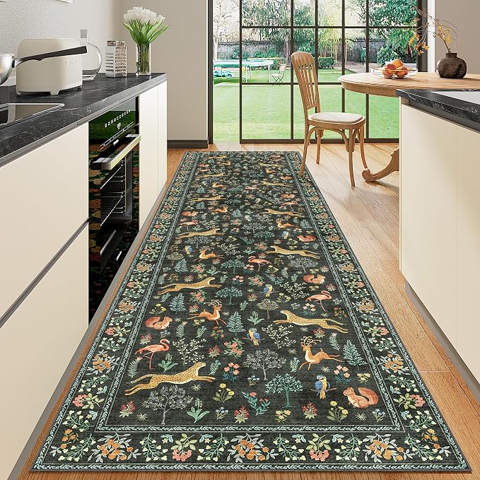 DUKINO 3x10 Washable Runner Rug - Image 3