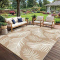 Pauwer Waterproof Outdoor Rug 8x10, Reversible Plastic Straw Patio Camping Rug by Pauwer