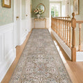 Boho Moss 3x16 Extra Long Runner Rug by HazoHaus