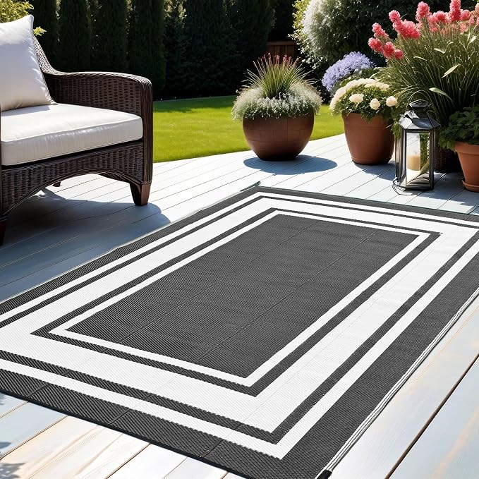RURALITY Outdoor Rug 9x12 Waterproof - Image 3