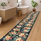 DUKINO 2x14 Long Hallway Runner Rug, Non Slip Floral Washable Runner Rug - Image 3