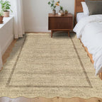 GarveeHome Scalloped Area Rug 4x6 - Image 2