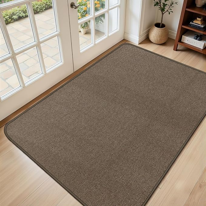 Ultra Thin Door Mat Indoor Entrance 36"x59", Low-Profile Indoor Door Mat by Unknown