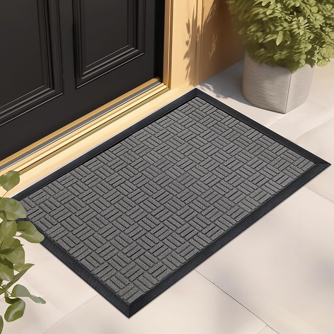 Mibao Front Door Mat Outdoor Entrance, 61.5" x 36" Heavy Duty Welcome Mat by Mibao