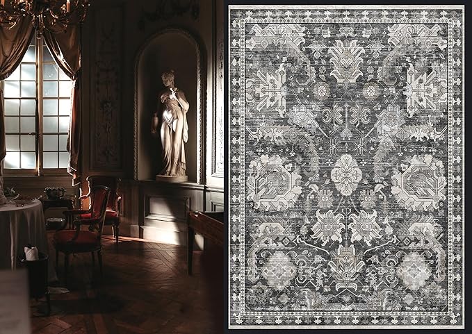 RUGSURE 5x7 Washable Area Rugs - Image 2