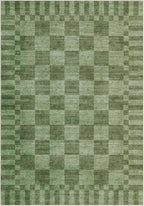 GarveeHome Moss Green Checkered Rug, Washable 3x5 Rug Non Slip - Image 4