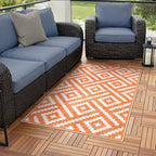 GENIMO Outdoor Rug for Patio Clearance, Waterproof Reversible Fall Doormat by GENIMO