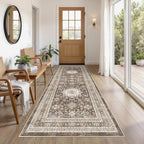 Vintage Hallway Runner Rug 3x8: Large Soft Washable Entryway by COTILED