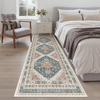 Madane Runner Rug 2'6''x8' Kitchen Runner, Hallway Runner Printed Vintage - Image 4
