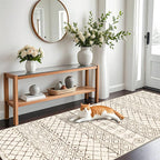 Washable 4x10 Runner Rug Hallway: Non Slip Moroccan Rugs by BYYVOORugsforYourHome