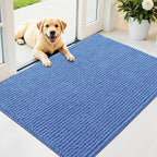 OLANLY Dog Door Mat for Muddy Paws 44x32, Ultra Absorbent Chenille Mud Doormat by OLANLY
