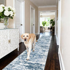 Runners for Hallways Ultra Non-Slip 2x8 Washable Kitchen Rug Abstract Tear and - Image 3