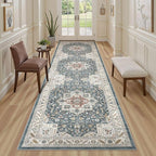 Vintage Hallway Runner Rug 3x10: Large Soft Washable Entryway - Image 5