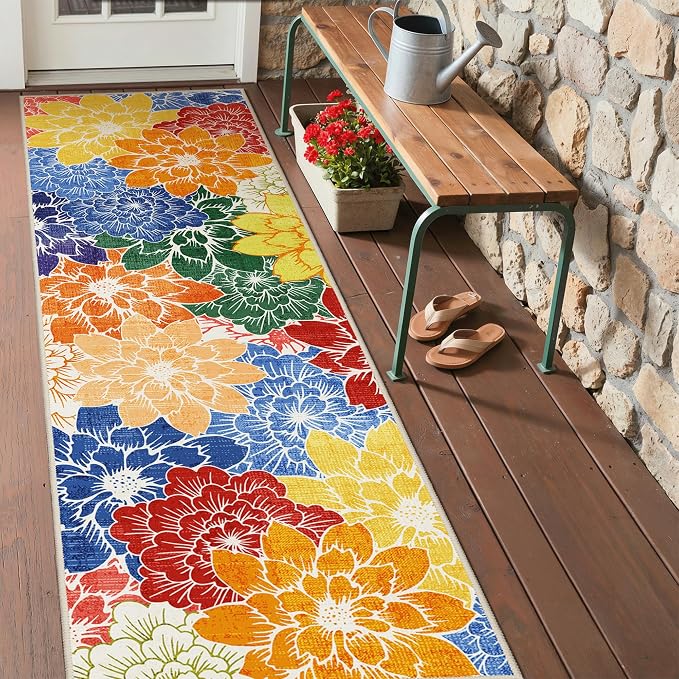 GENIMO 2’x5’ Indoor Outdoor Runner Rug - Image 2