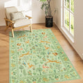 DUKINO 3x5 Rug, Washable Animal Area Rug by DUKINO