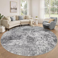 8ft Round Area Rug Living Room Rugs by DMOYEST