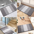 Kitinjoy Indoor Outdoor Door Mat, 54x32 Non-Slip Absorbent Dirt Trapper - Image 6