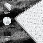 Deerhoo Shag Area Rug, 4 X 6 Tie-Dyed Plush Fuzzy Rugs - Image 4