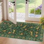 DUKINO 2x4 Rug for Hallway, Washable Kitchen Runner Rug by DUKINO
