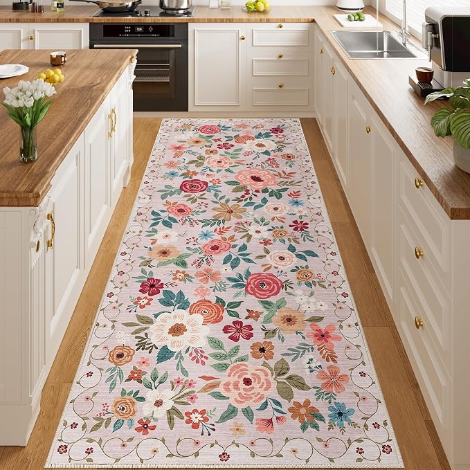 DUKINO 3x8 Runner Rug, Washable Rug - Image 3